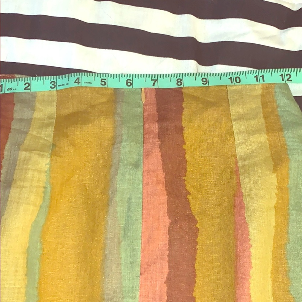 Pretty vintage Rubinacci  linen skirt